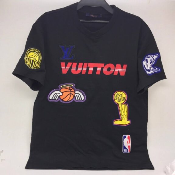 【買取】ルイ・ヴィトン ヴァージルアブローNBAマルチロゴ半袖Tシャツ　RM212M DT3 HLY21W