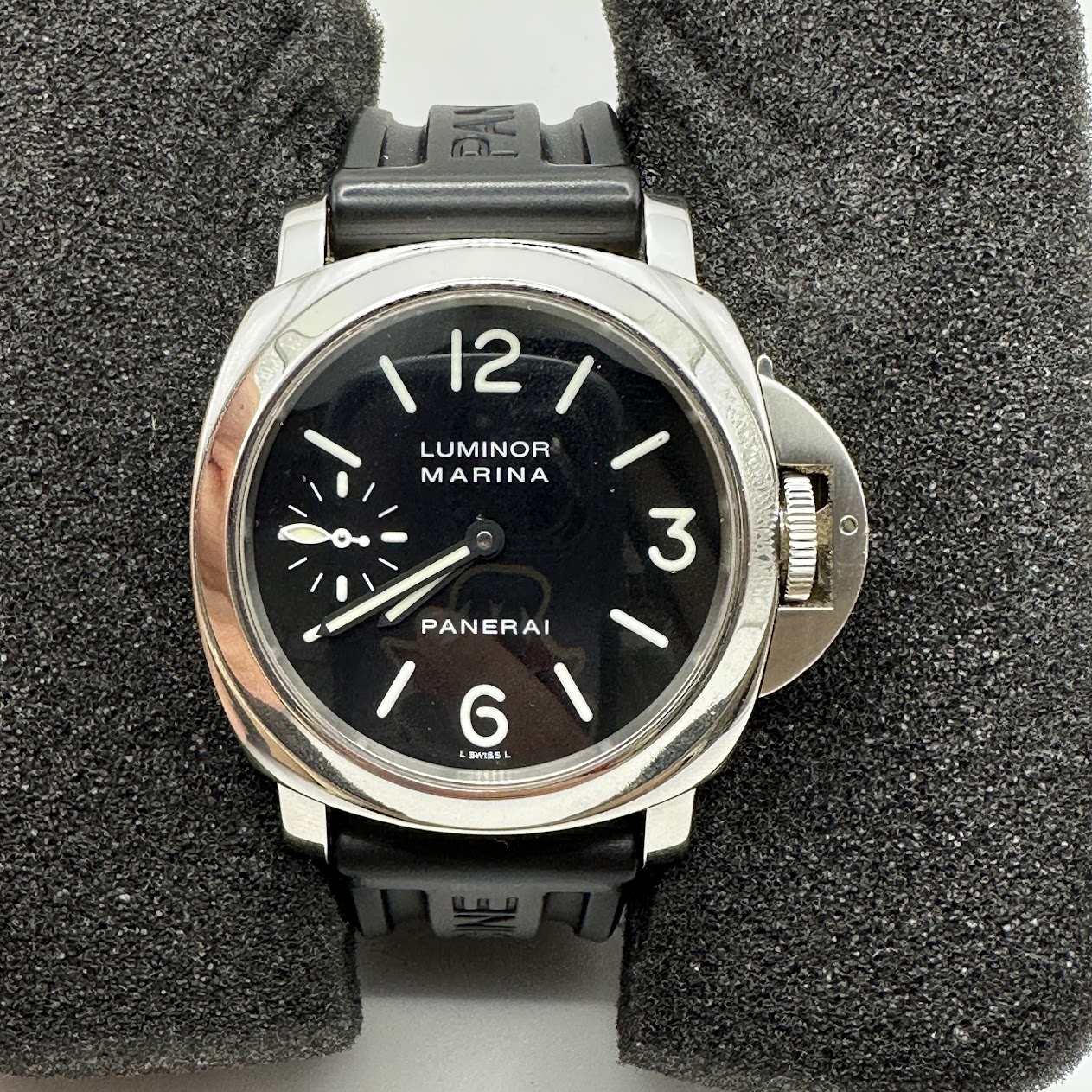 宅配買取】パネライ ルミノールマリーナ ラバーベルト PAM00111 裏スケ