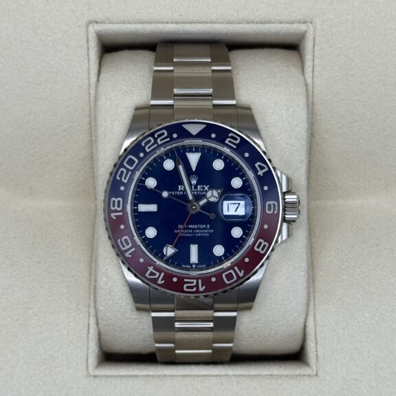 【宅配買取】ロレックス　GMTマスター2　126710BLRO　オイスター　箱　保証書2021年9月