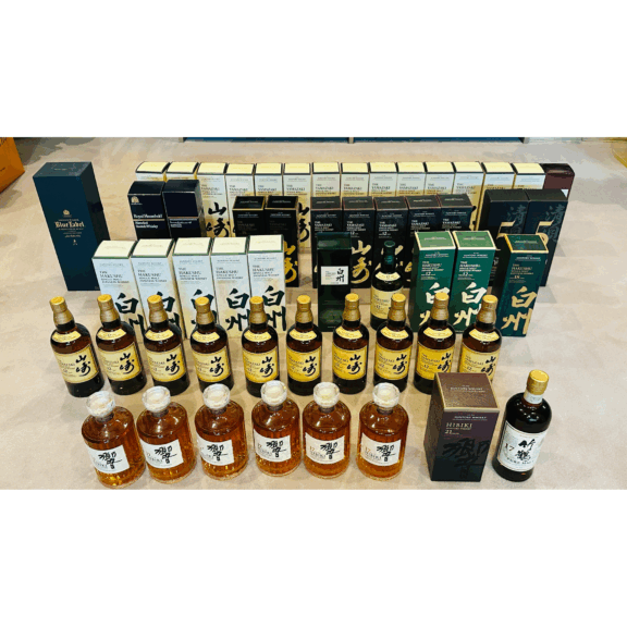 【出張買取】響17年　山﨑12年　白州12年18年　竹鶴17年　ジョニーウォーカーブルーラベル　計48本