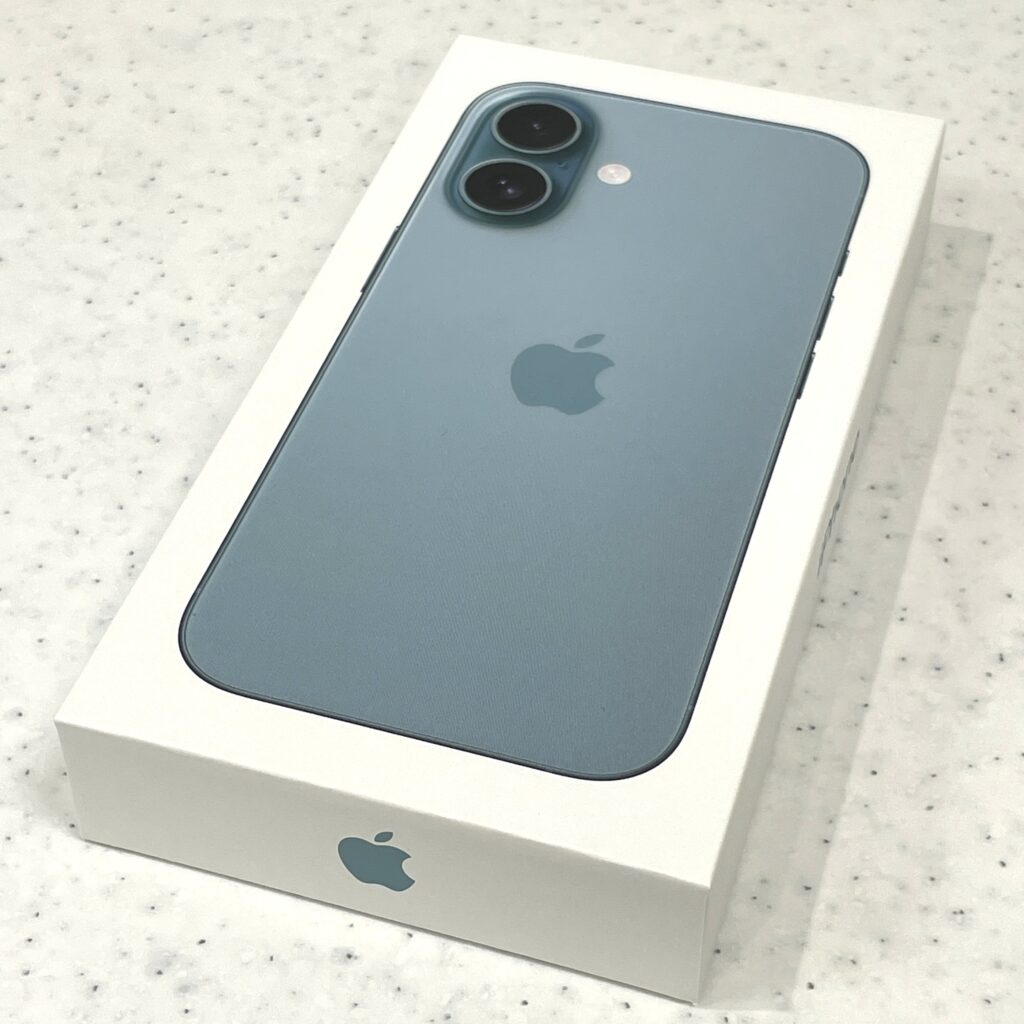 Apple iPhone16 128GB MYDV3J/A ティール 国内版SIMフリー 箱一式 未開封