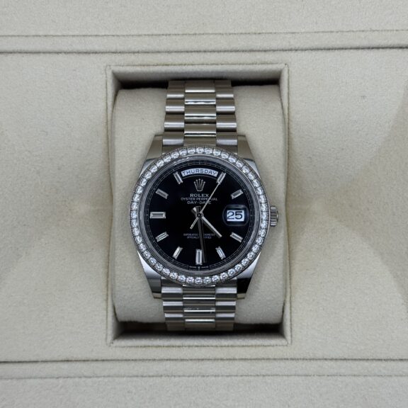 【買取】ロレックス　デイデイト　228349RBR　箱　保2022年9月