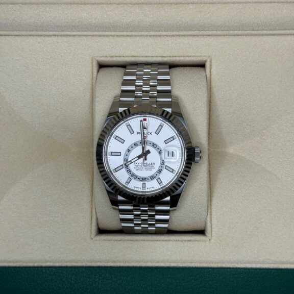 【質預かり】ロレックス　スカイドゥエラー　336934　白文字盤　保2024年12月