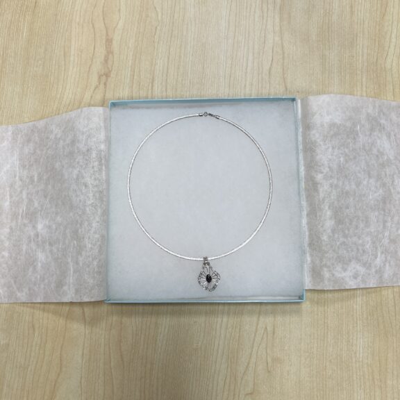 【買取】ペンダントネックレス　チェーン750/トップPt900　アレキサンドライト0.99ct