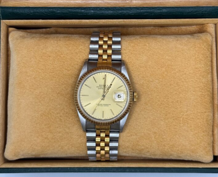 【宅配買取】ロレックス　デイトジャスト　16233　保　コマ2　箱