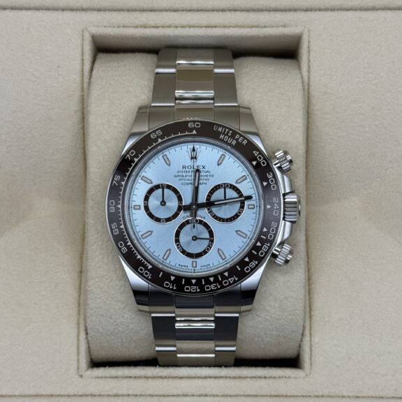 【質預かり】ロレックス　デイトナ　126506　アイスブルー文字盤　付属フルセット　コマ調整なし　保2024年5月
