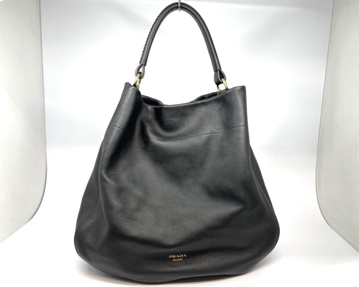 【買取】プラダ　ショルダーバッグ　1BC219　黒