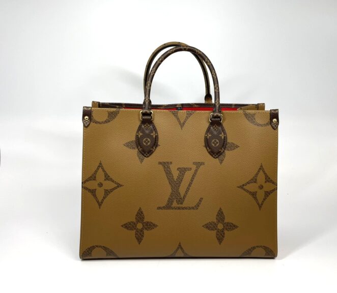 【質預かり】ルイ・ヴィトン　M45321　オンザゴーMM　モノグラムジャイアント　布袋