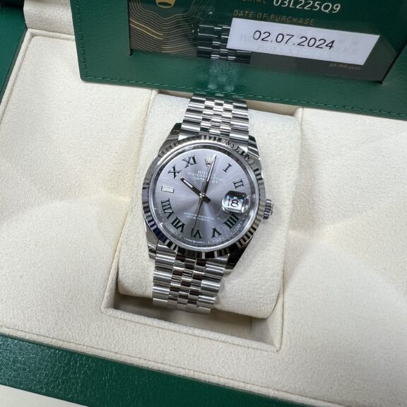 【買取】ロレックス　デイトジャスト　126334　箱　保2024年7月