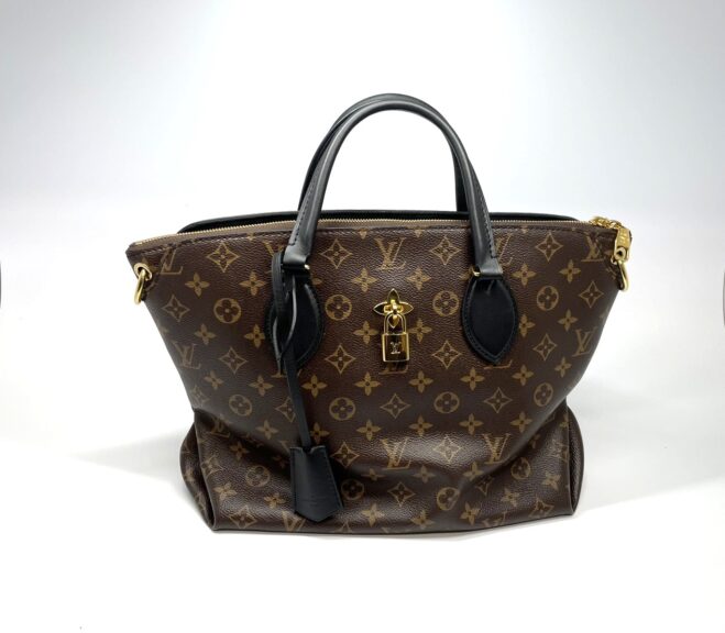 【買取】ルイヴィトン　フラワー・ジップトートPM　M44351　モノグラムマカサー　ストラップなし