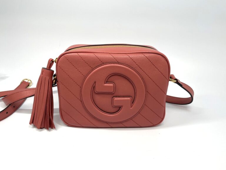 【買取】グッチ　ショルダーバッグ　742360　ピンク　布袋