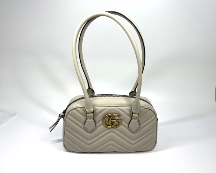 【宅配買取】グッチ　795199　GGマーモント　白　布袋