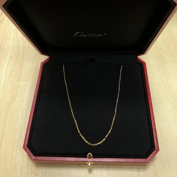 【買取】カルティエ　チェーンネックレス　750　