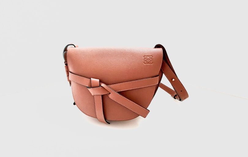 【買取】ロエベ　ショルダーバッグ　ゲート　ブラウン